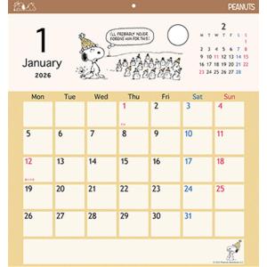 【残りわずか】スヌーピー スクエア 2026年...の詳細画像1
