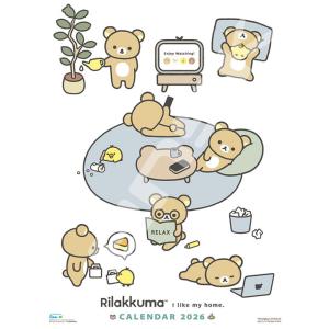 【残りわずか】リラックマ 2026年 壁掛けカレ...の商品画像