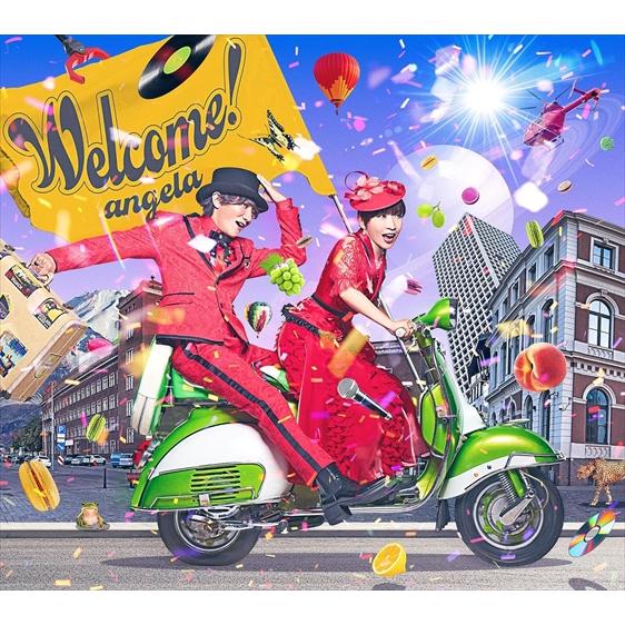 【おまけCL付】Welcome! (初回限定盤) / angela アンジェラ (CD+Blu-ra...