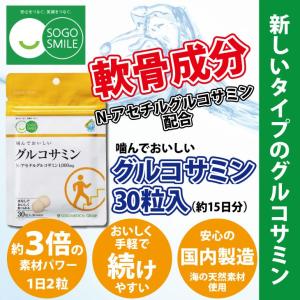 【メール便　送料無料】グルコサミン N-アセチルグルコサミン 1袋(30粒入) 総合メディカル