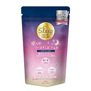 眠りやリーフバスソルトハーモニーナイト 1000g しむら【OK】｜sogo-e-shop