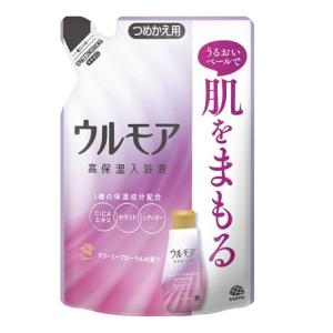 ウルモア 高保湿入浴液 クリーミーフローラル 詰替え 480mL アース製薬【RH】