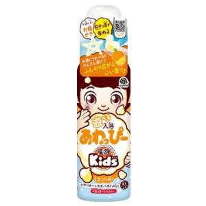 温泡 Kids 遊べる入浴あわっぴーミカンの香り 160mL アース製薬【RH】｜sogo-e-shop