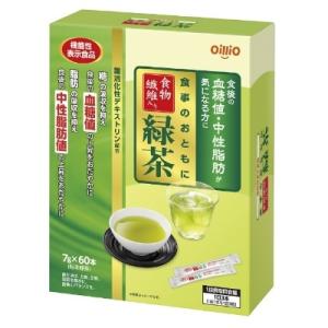 食事のおともに食物繊維入り緑茶 (7g×60本) 機能性表示食品 日清オイリオ【RH】