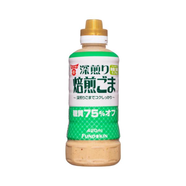 糖質75%オフ焙煎ごまドレッシング 420ml×1本 フンドーキン【YH】