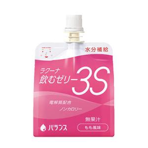 ラクーナ飲むゼリー3S もも風味 150g×30本 バランス 【YS】