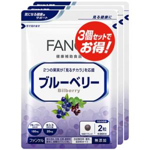 ファンケル FANCL ブルーベリー 約90日分(60粒×3袋)