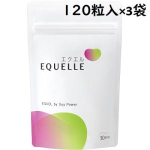 エクエル パウチタイプ 120粒入×3袋 大塚製薬 EQUELLE エクオール 大豆イソフラボン 更...