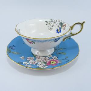 ウェッジウッド　ワンダーラスト　ティーカップ＆ソーサー　アップルブロッサム