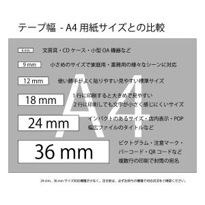 ブラザー用 ピータッチ 互換 ラミネート 幅1...の詳細画像2
