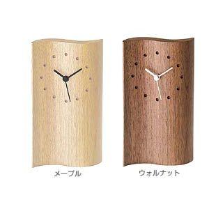 cosine 時計 置き時計 掛け時計 木製 天然木 メープル ウォルナット 