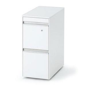 デスク収納 イトーキ IncLude インクルード スリムワゴン2段D593 スチール塗装タイプ 自...