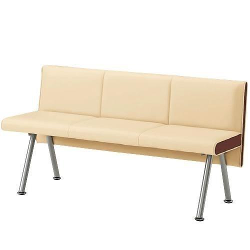 ウェイティング イトーキ NH 3連スリム ハイタイプチェア スチール脚タイプ 自社便 開梱 設置付