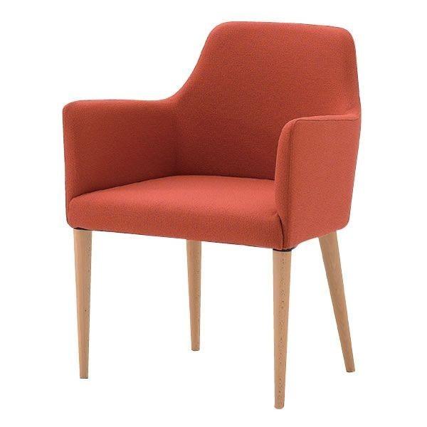 ラウンジチェア イトーキ ITOKI NP 木脚タイプ 張地:再生布地 開梱設置付