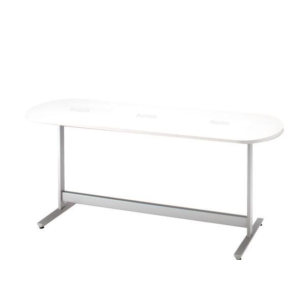 ナーステーブル イトーキ メディワークテーブル 両アール型 配線キャップ付タイプ W210×D80c...