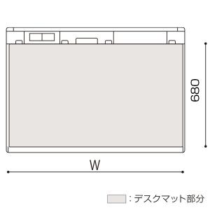 デスクマット イトーキ CZYデスク CRYデ...の詳細画像1