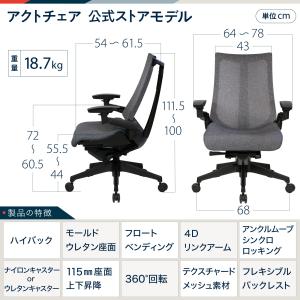 イトーキ アクトチェア公式ストアモデル KG-...の詳細画像1