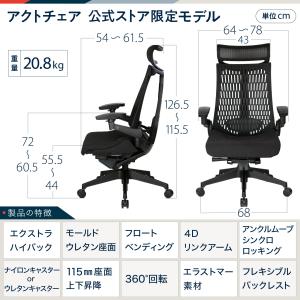 イトーキ アクトチェア公式ストアモデル KG4...の詳細画像1