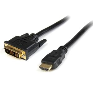 HDDVIMM50CM StarTech 0.5m HDMI-DVI-D変換ケーブル HDMI(19ピン)−DVI-D(19ピン) オス/オス｜sohoproshop