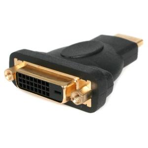 HDMIDVIMF StarTech HDMI−DVI-D変換コネクタ HDMI(19ピン) オス to DVI-D(25ピン) メス 変換アダプタ ブラック 金メッキコネクタ