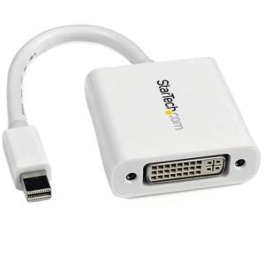 MDP2DVIW StarTech Mini DisplayPort−DVI変換アダプタ (白) ミニディスプレイポート/ mini DP オス−DVI-I(29ピン) メス ホワイト｜sohoproshop