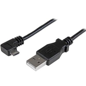 USBAUB1MRA StarTech 充電＆同期用 Micro USB L型右向きケーブル 1m USB A オス - USBマイクロ オス 24/30 AWG｜sohoproshop