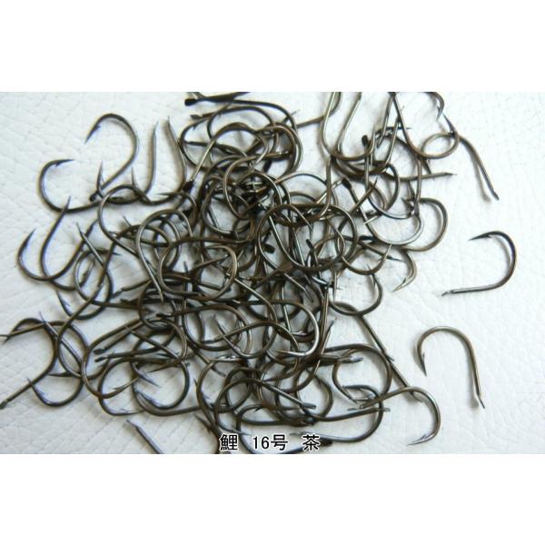 鯉針　100本　茶　8,14,16号