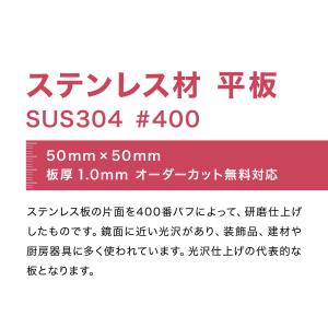 ステンレス 板 50mm×50mm t=1.0...の詳細画像1