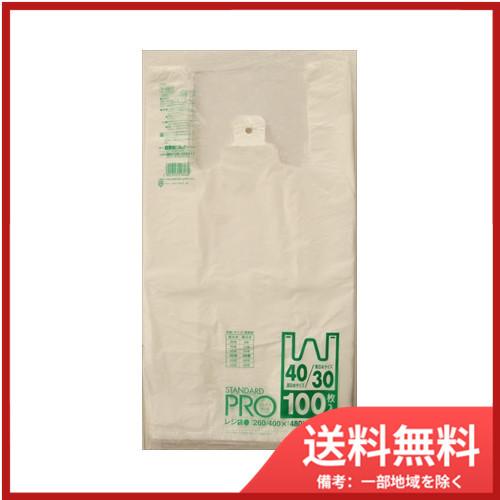 日本サニパックＹ−６Ｈレジ袋ＮＯ３０／４０　１００枚 メール便送料無料