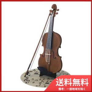 ミニチュア楽器 バイオリン 7cmサイズ 楽器 音楽雑貨 スタンド ケース