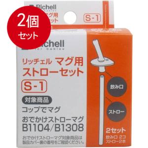 6個まとめ買い リッチェル Richell マグ用ストローセット S-1 [宅急便