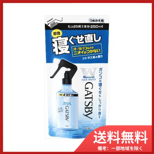 ギャツビー寝ぐせ直しウォーターつめかえ用250ML メール便送料無料