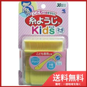 小林製薬 糸ようじ キッズ 2-6才児用 30本入 メール便送料無料