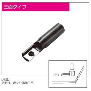 兼房 替刃式エース 三面仕上カッター 4P 120mm×21mm【カネフサ 溝切