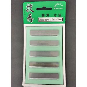兼房 三面仕上カッター 替刃式 エース ミゾキリ用 120×21mm 替刃4枚