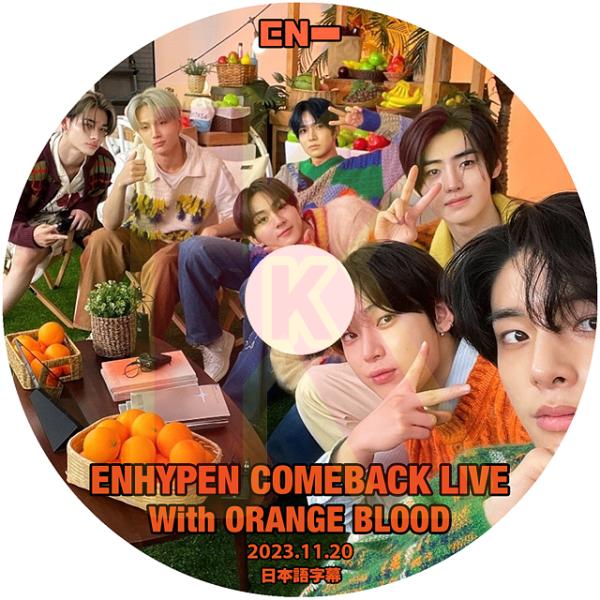 K-POP DVD ENHYPEN COMEBACK LIVE With ORANGE BLOOD ...