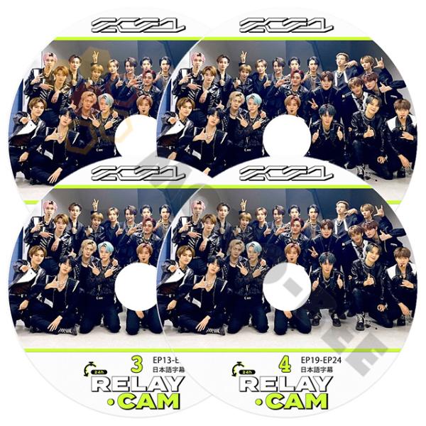 K-POP DVD NCT chNCT 2021 24hr リレーCAM 4枚SET 日本語字幕あり...