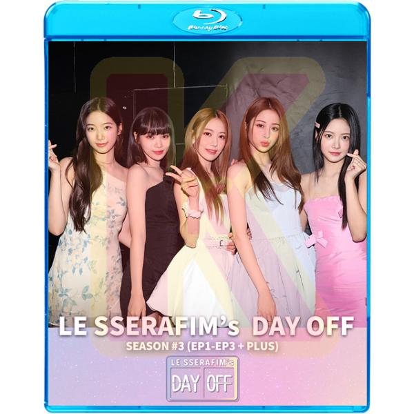 Blu-ray LE SSERAFIM&apos;s DAY OFF #3 EP01-EP03 + PLUS ...