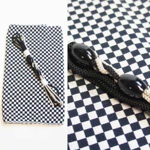 洗える帯揚げ セット モダン市松柄ちりめん化繊帯揚げ