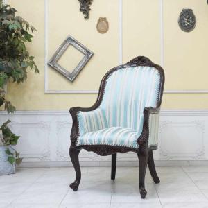 アームチェア 1人掛ソファ アンティーク ロココ調家具 バロック 王宮