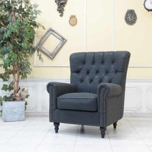 昭和レトロソファ アンティーク ウィングチェア 1人 一人掛け 1P 1