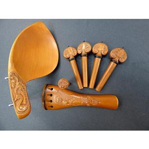 ELB Cello Hill Boxwood Tailpiece チェロ用 弦長補正テールピース