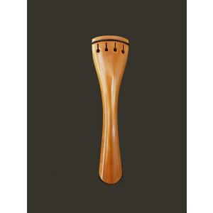 Cello Tailpiece Boxwood French Black Fret チェロテールピース ボックスウッド フレンチ型 ブラックフレット｜sokonegakkiya