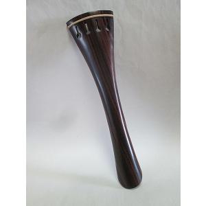 French-Hollow White Fret Cello Tailpiece Rosewood チェロテールピース ローズウッド フレンチ ホロー型 ホワイトフレット｜sokonegakkiya