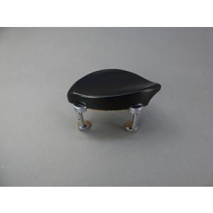 English/Hill Chrome Bracket Violin Chinrest Ebony ...