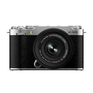 FUJIFILM 富士フイルム デジタル一眼カメラ X-M5 XC15-45mmレンズキット [シル...