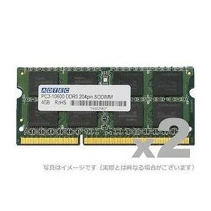 ADTEC アドテック ノートブック用増設メモリ DOS/V用 ADS10600N-H4GW [SO...