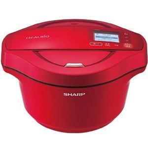 シャープ KN-HW24F-R 水なし自動調理鍋 HEALSIO（ヘルシオ） ホットクック 2.4L レッド系