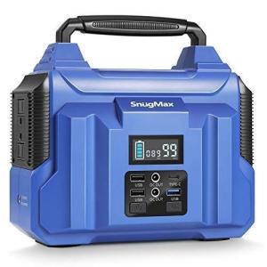 SNUGMAX ポータブル電源 バッテリー 大容量 60000mAh/222Wh AC (300W 瞬間最大400W) DC/USB出力 純正弦波 [ラッピング不可]の商品画像