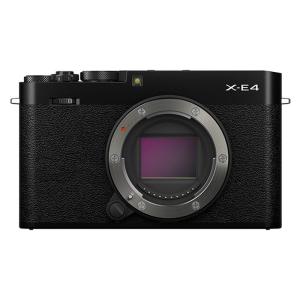 富士フイルム FUJIFILM ミラーレスデジタルカメラ X-E4 ボディ [ブラック]【ラッピング対応可】｜sokuteikiya